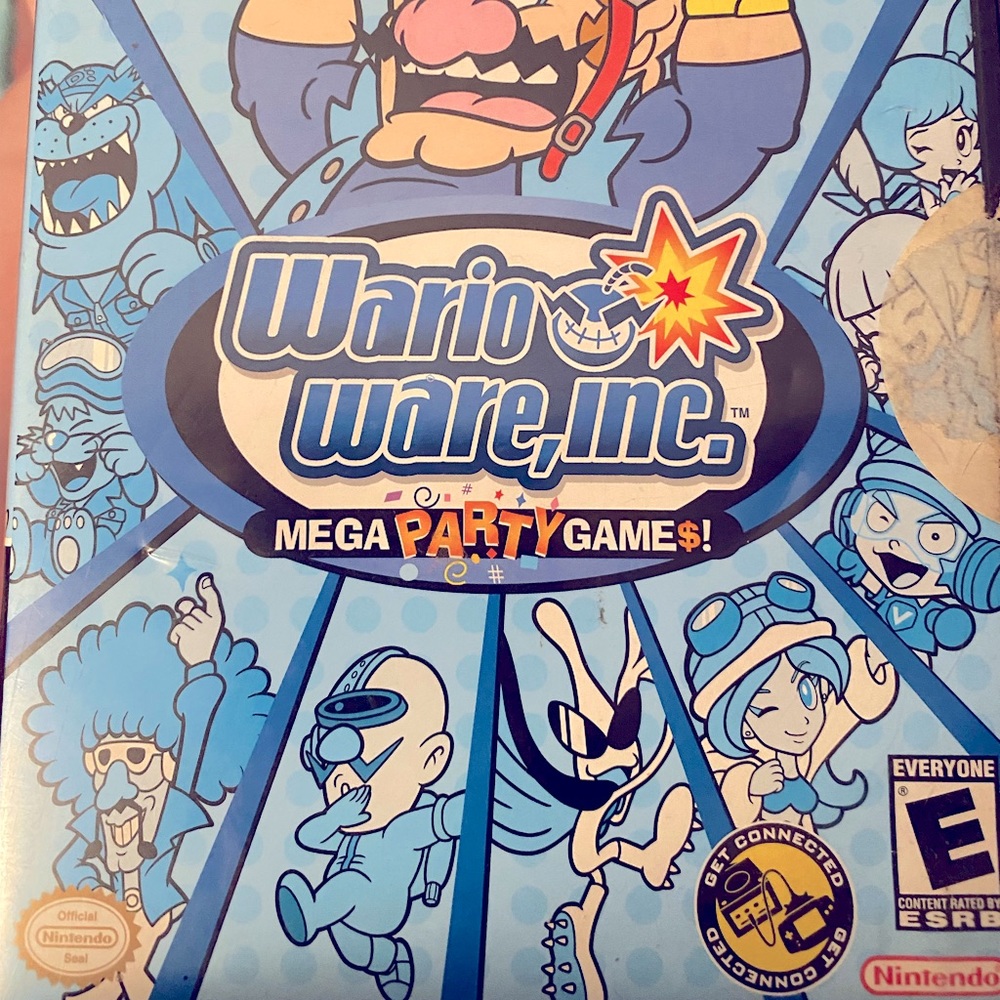 Wario Ware Inc, 2004 GameCube game with original flyers and booklet